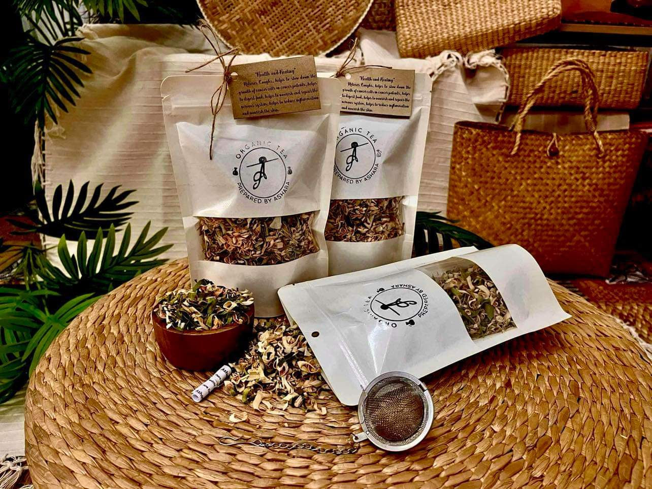 Ashara's Handcrafted Organic Tea Collection