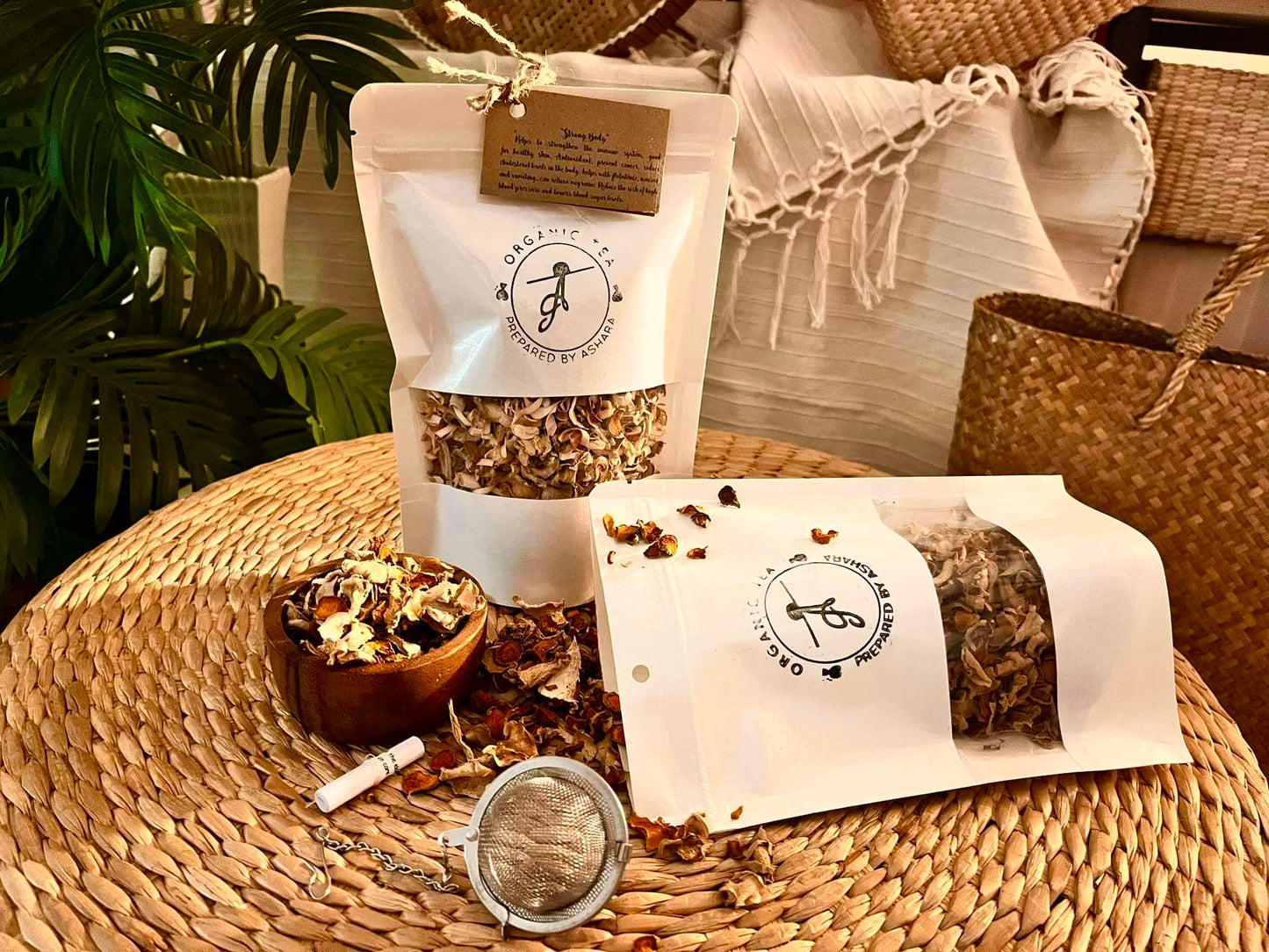 Ashara's Handcrafted Organic Tea Collection