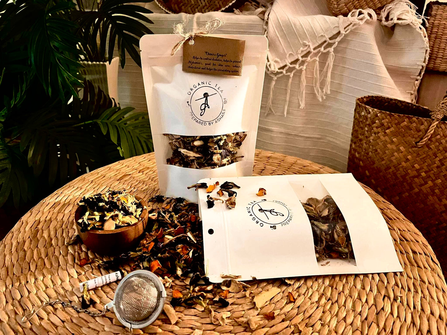 Ashara's Handcrafted Organic Tea Collection