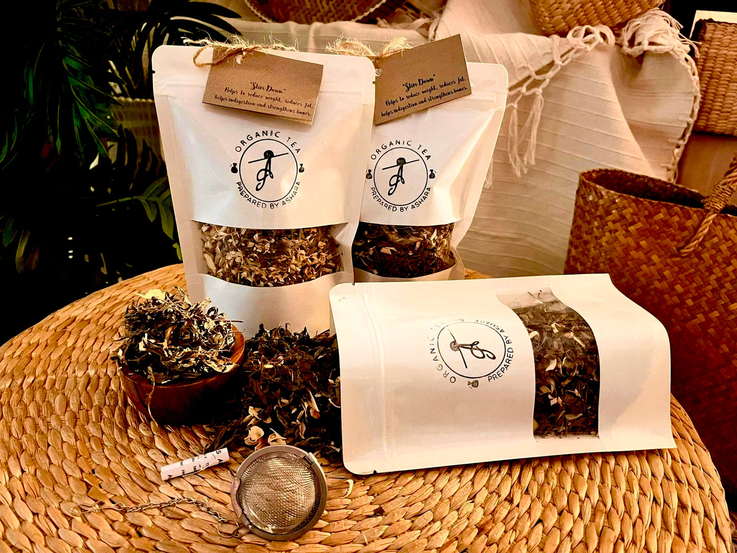 Ashara's Handcrafted Organic Tea Collection