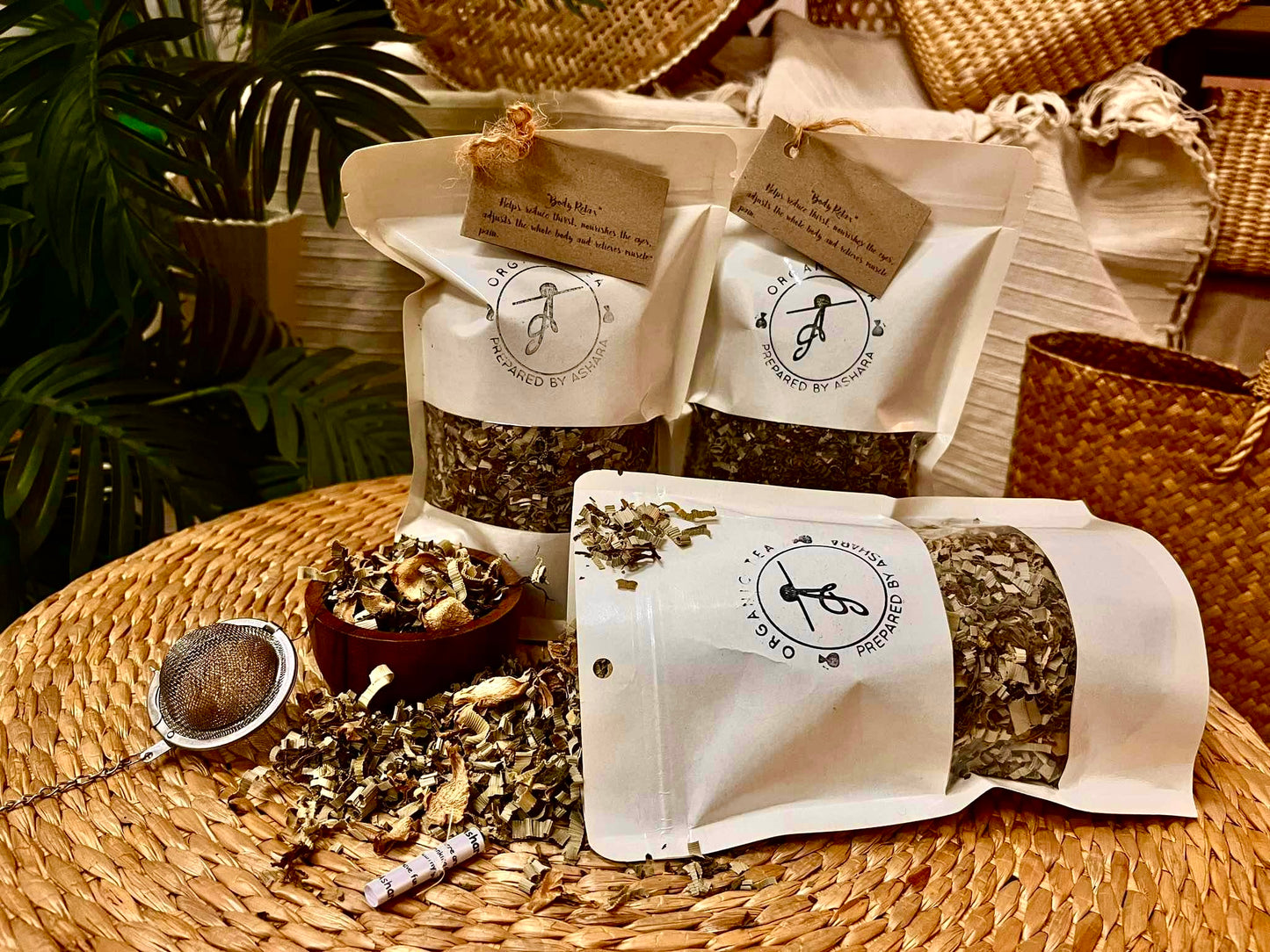 Ashara's Handcrafted Organic Tea Collection