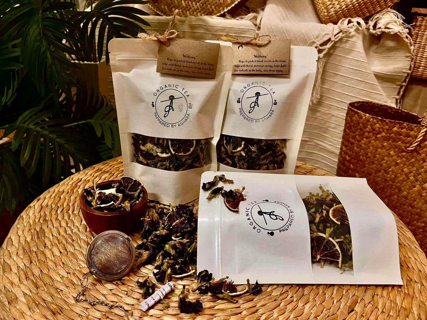 Ashara's Handcrafted Organic Tea Collection