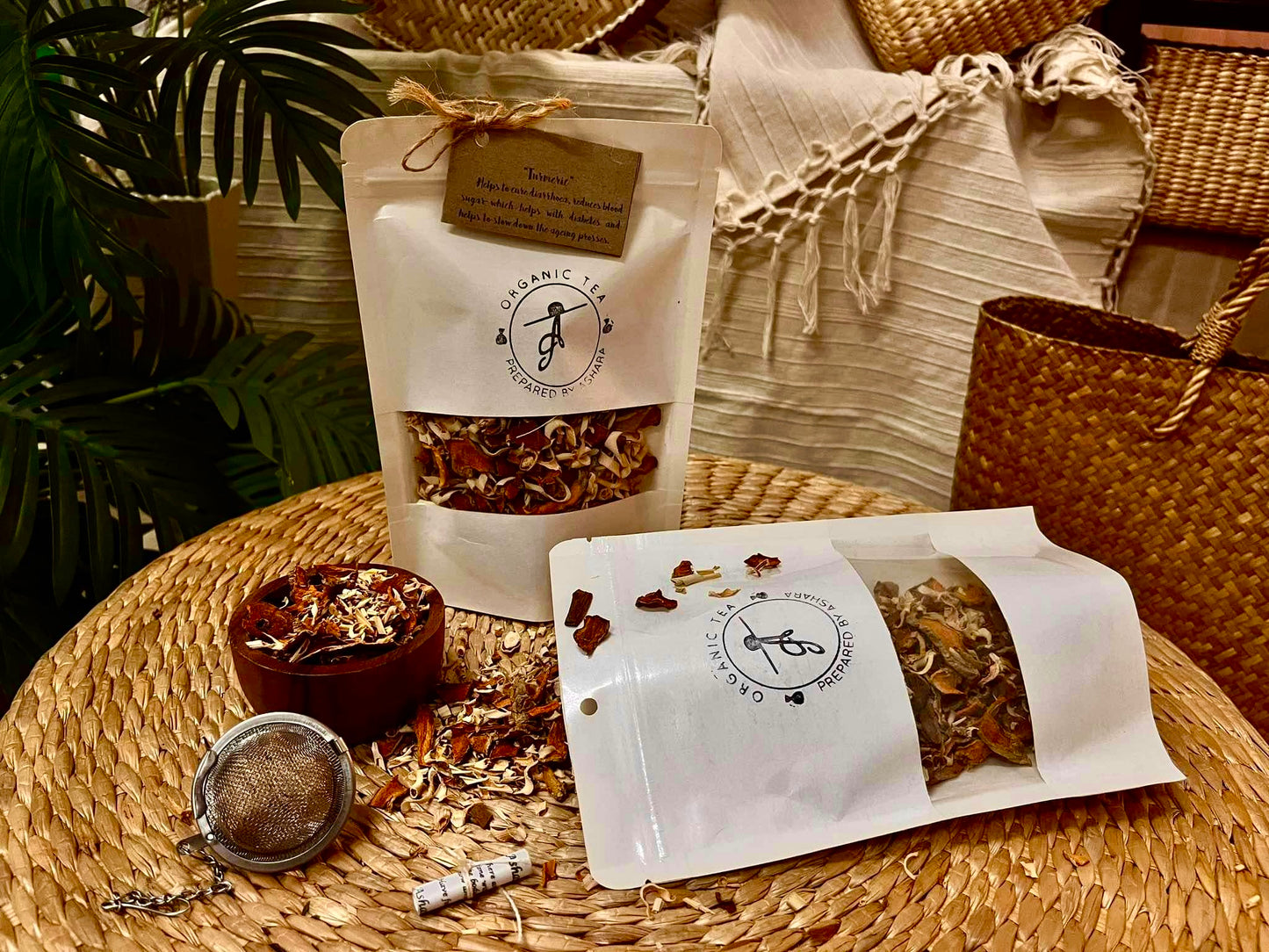 Ashara's Handcrafted Organic Tea Collection