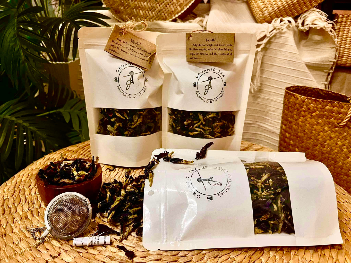 Ashara's Handcrafted Organic Tea Collection