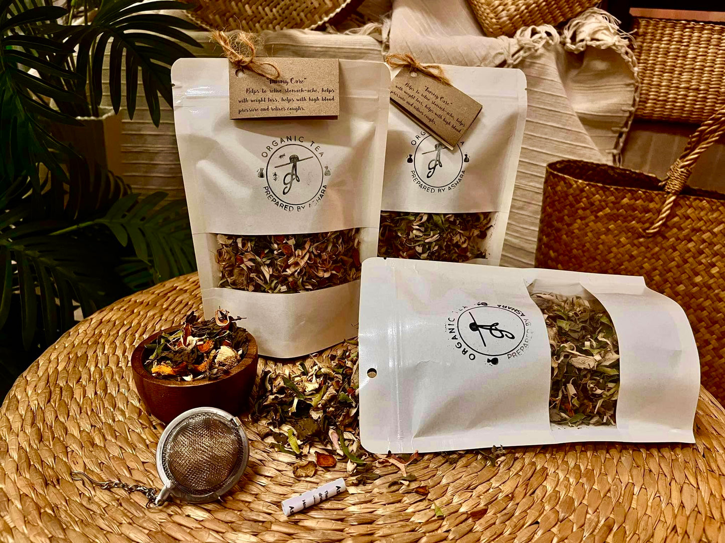 Ashara's Handcrafted Organic Tea Collection